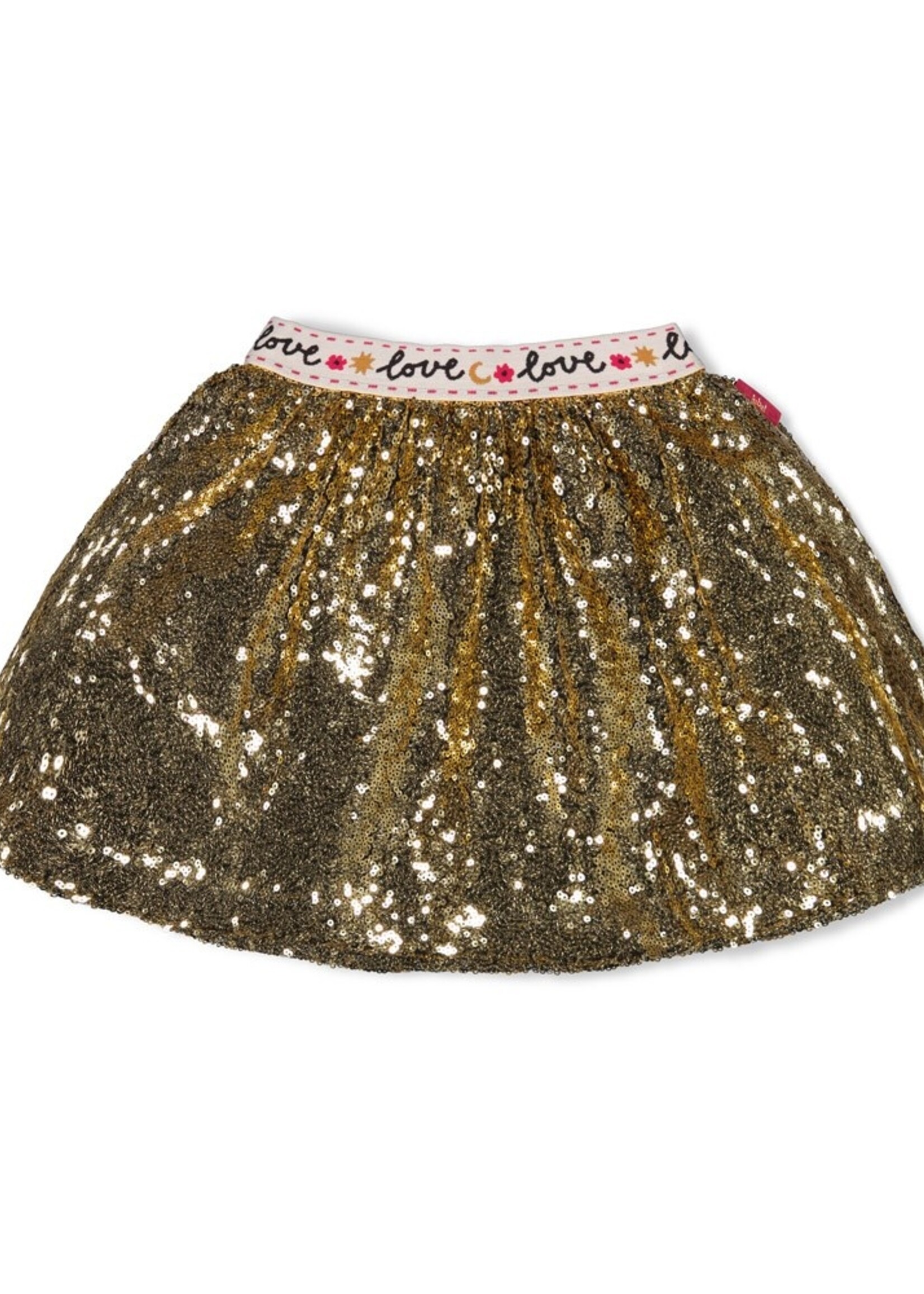 Jubel Jubel | Pailetten rok - Shine Bright - Goud