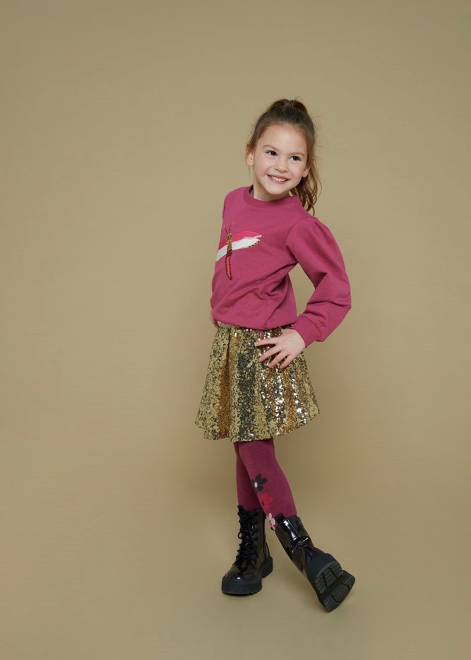 Jubel Jubel | Pailetten rok - Shine Bright - Goud