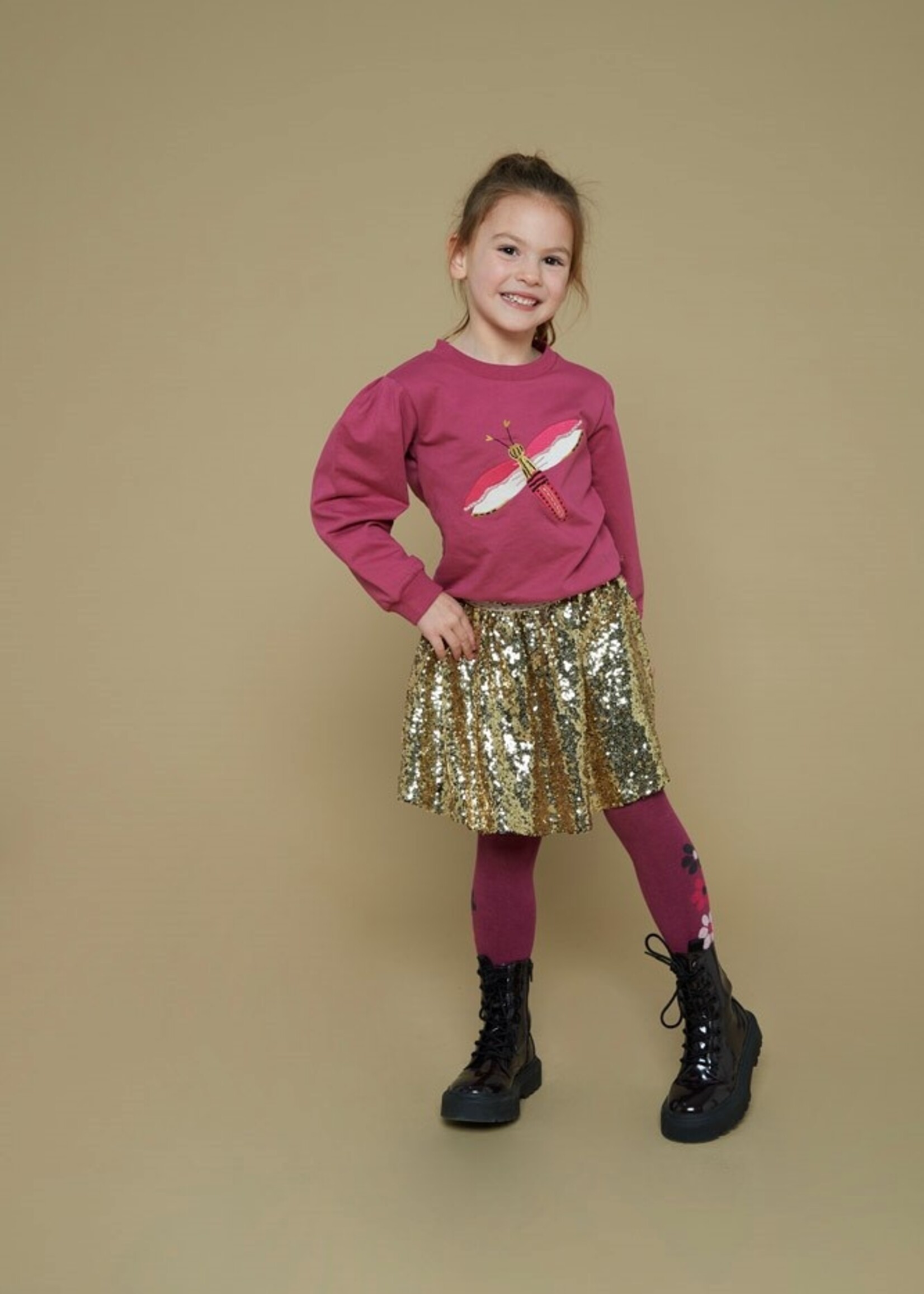 Jubel Jubel | Pailetten rok - Shine Bright - Goud