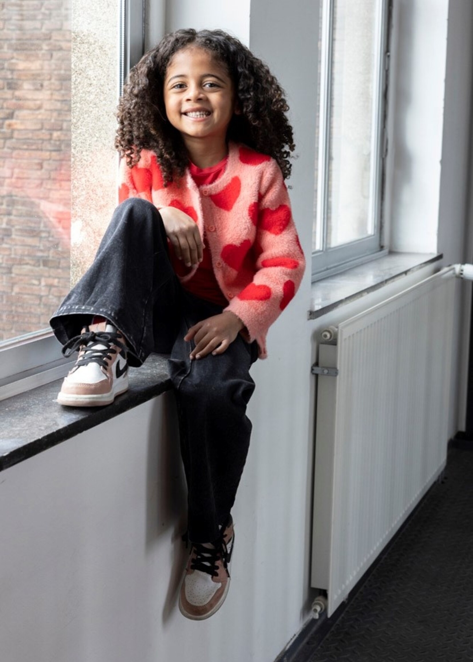 Jubel Jubel | Culotte denim look - Queen Of Hearts - Antraciet