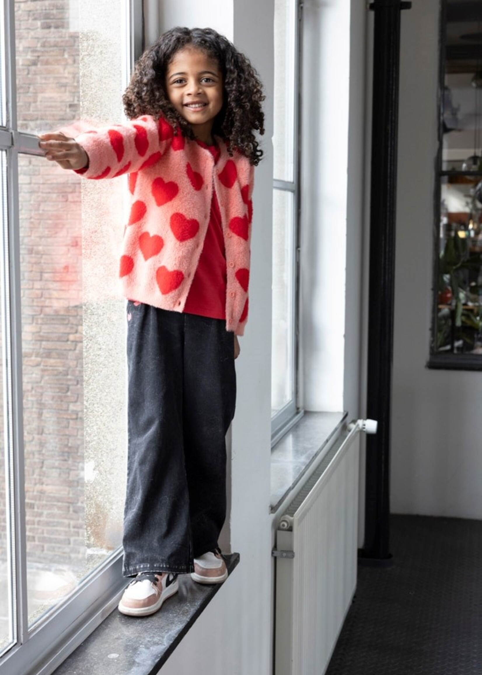 Jubel Jubel | Culotte denim look - Queen Of Hearts - Antraciet