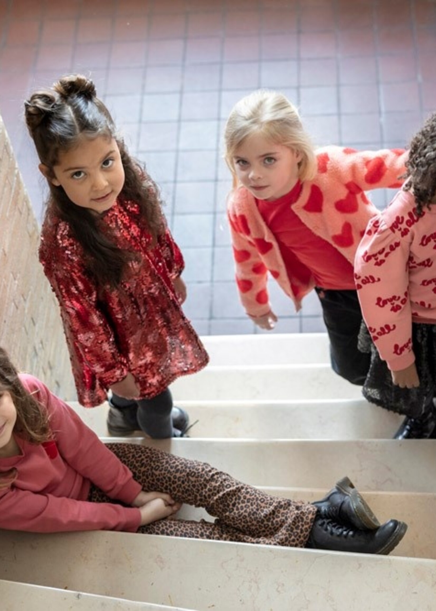 Jubel Jubel | Sweater - Queen Of Hearts – Roze