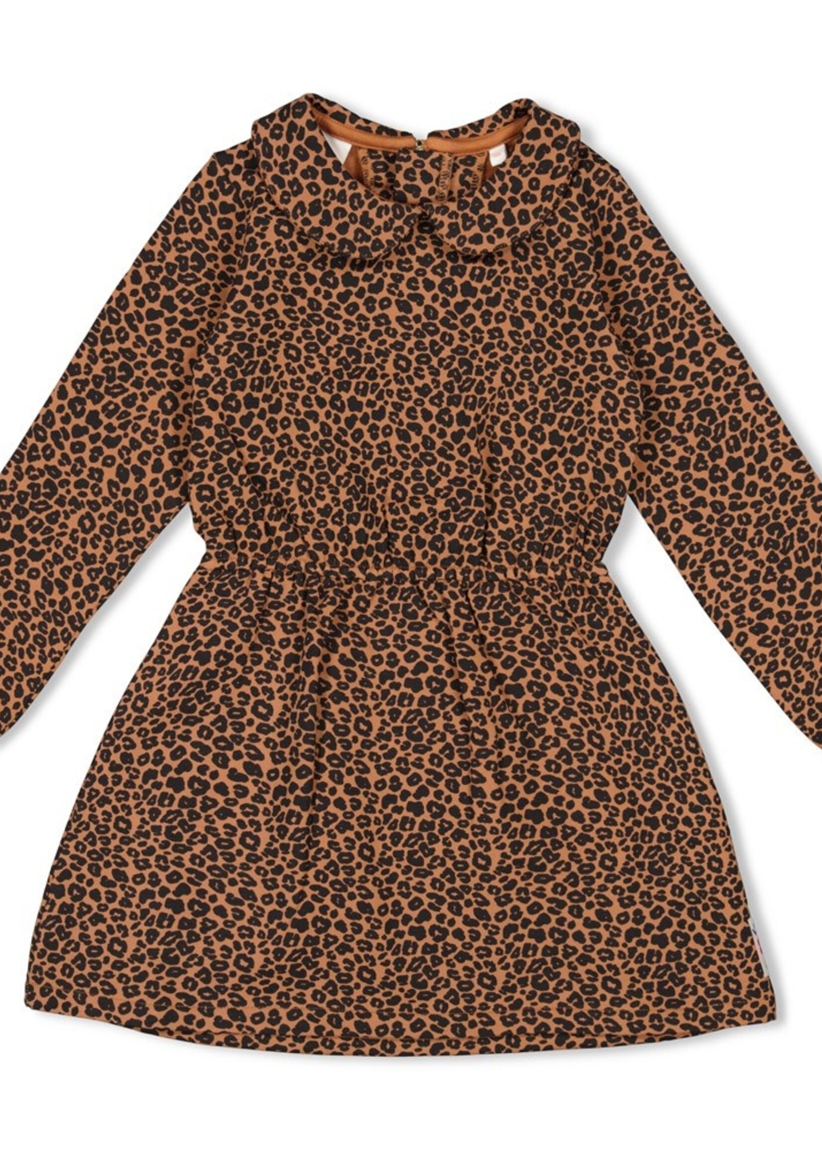 Jubel Jubel | Jurk AOP - Queen Of Hearts – Bruin