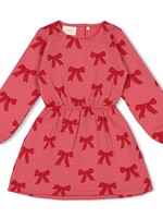 Jubel Jubel | Jurk AOP - Queen Of Hearts - Roze