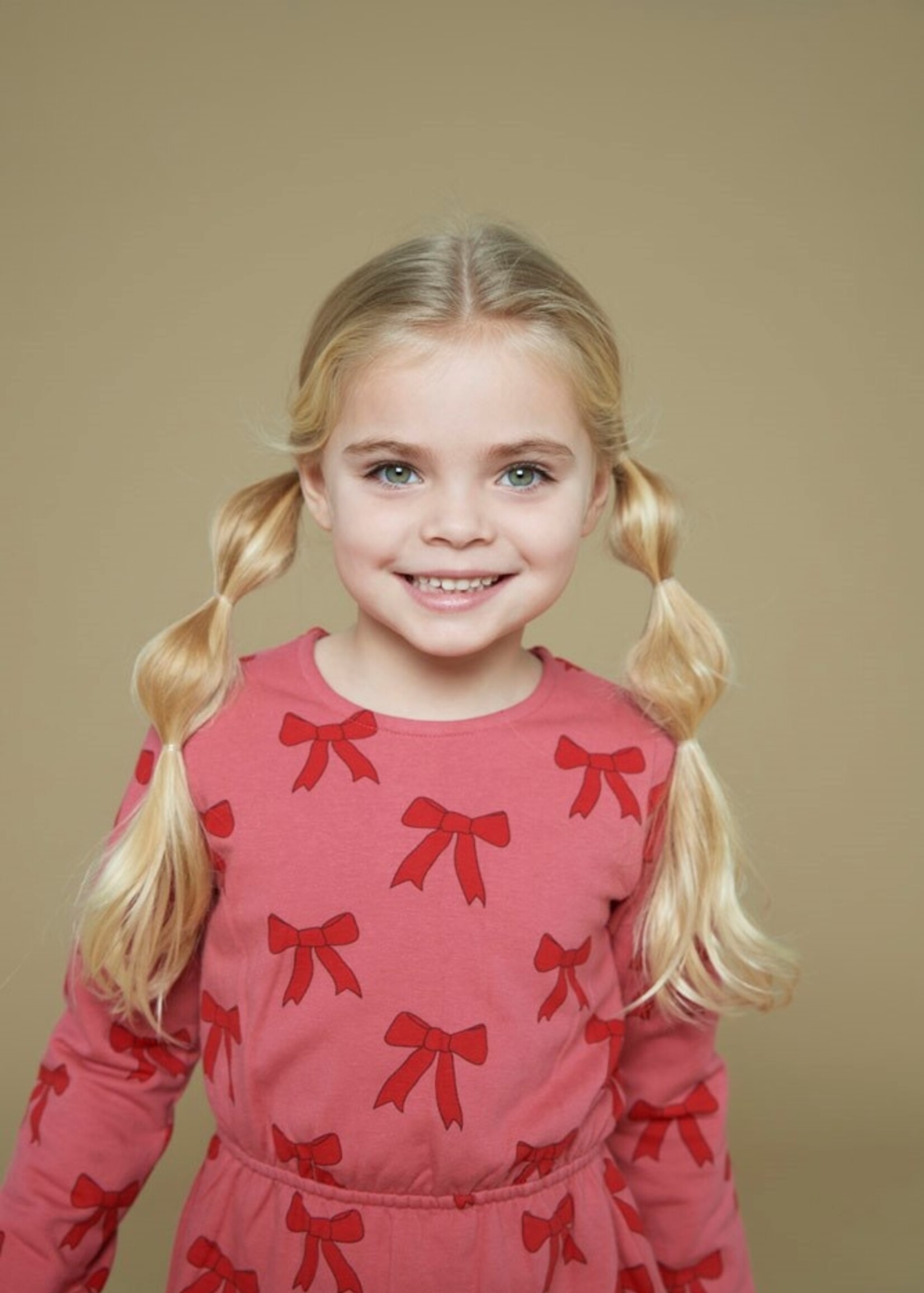 Jubel Jubel | Jurk AOP - Queen Of Hearts - Roze