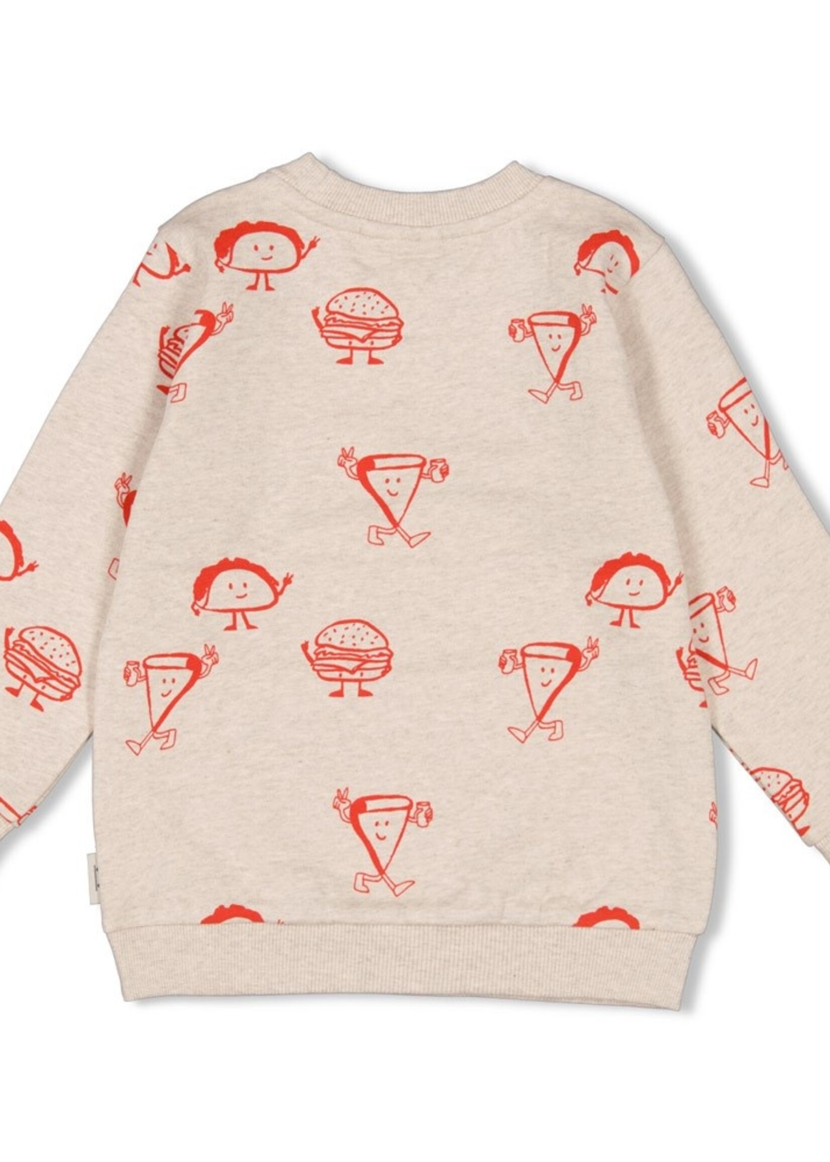 Sturdy Sturdy | Sweater AOP - Couch Club - Offwhite melange