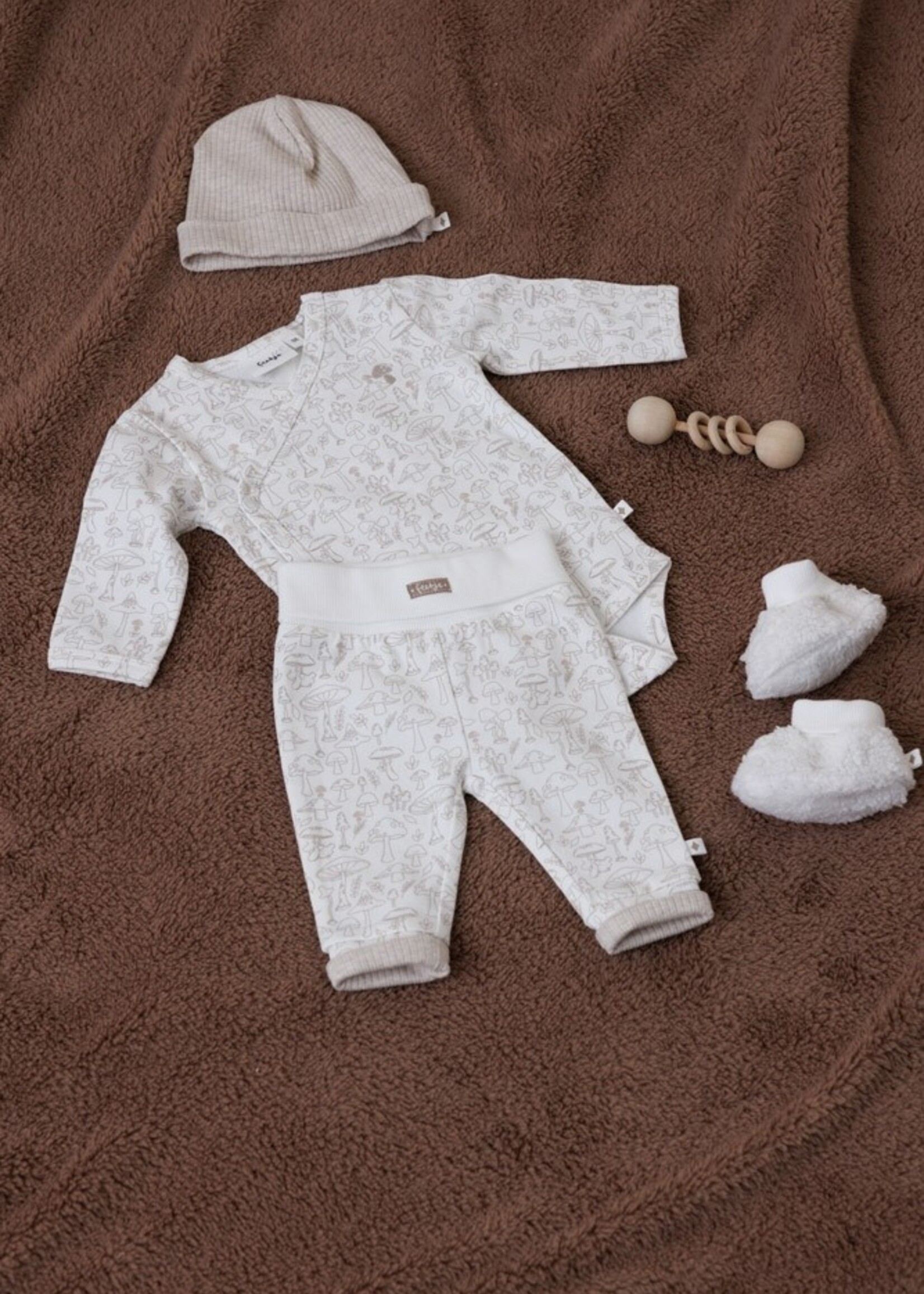 Feetje Feetje | Wikkelromper AOP - Dear Autumn