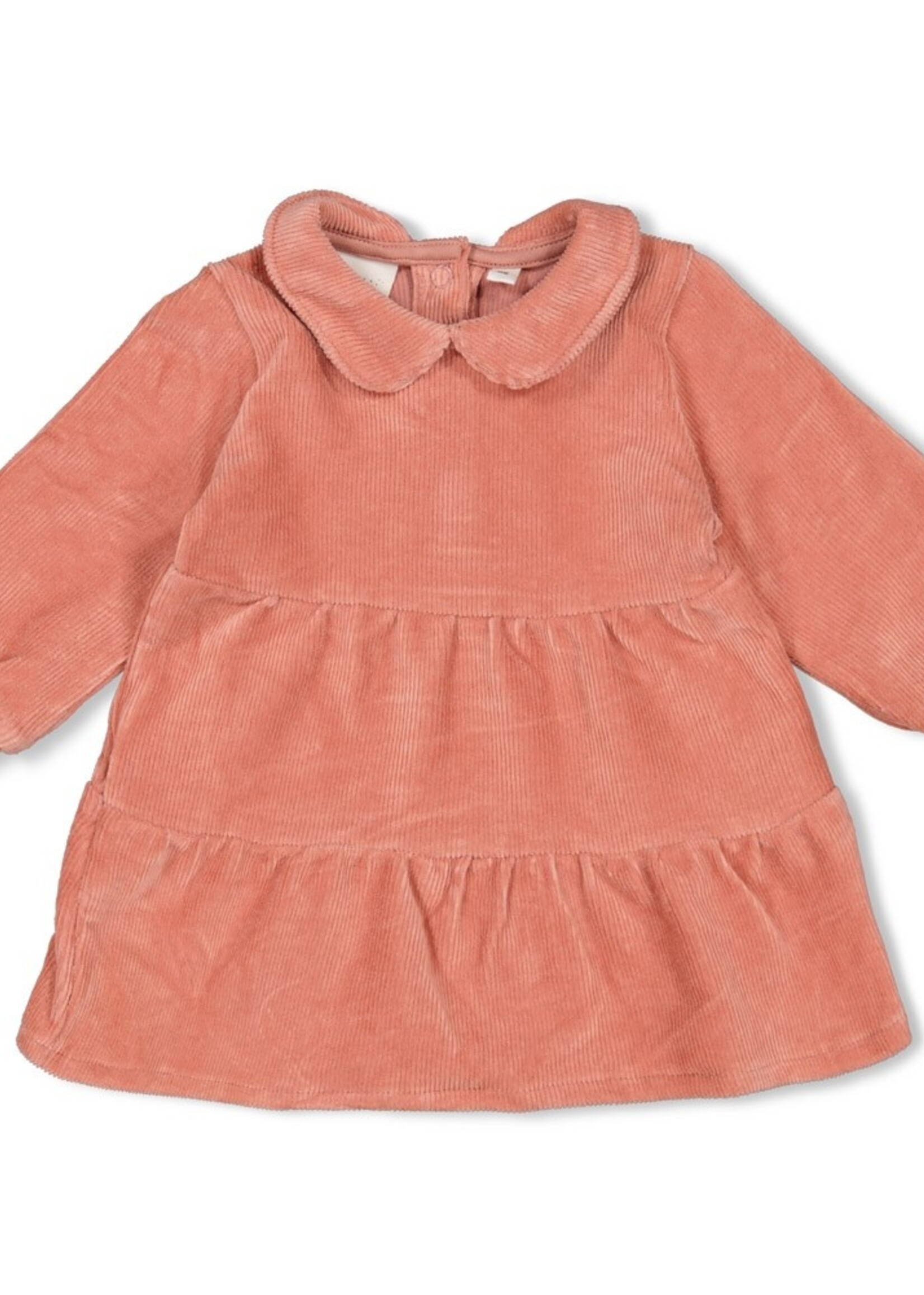 Feetje Feetje | Jurk velours rib - Woodland Bloom