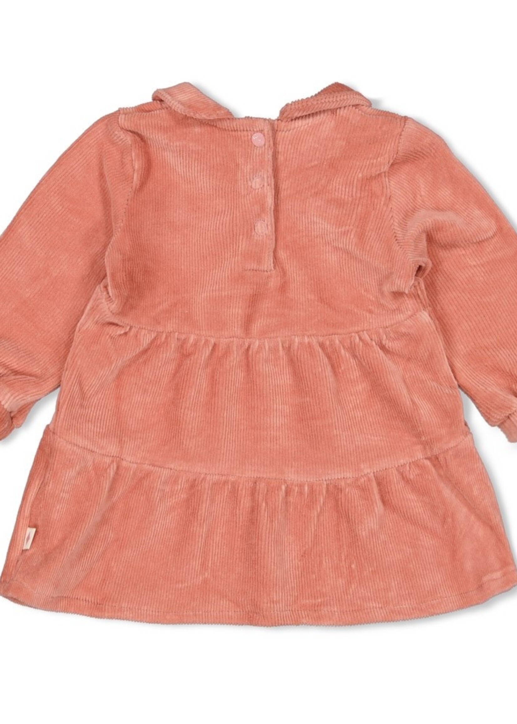 Feetje Feetje | Jurk velours rib - Woodland Bloom
