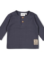 Feetje Feetje | Longsleeve rib - Narwal - Blauwgrijs