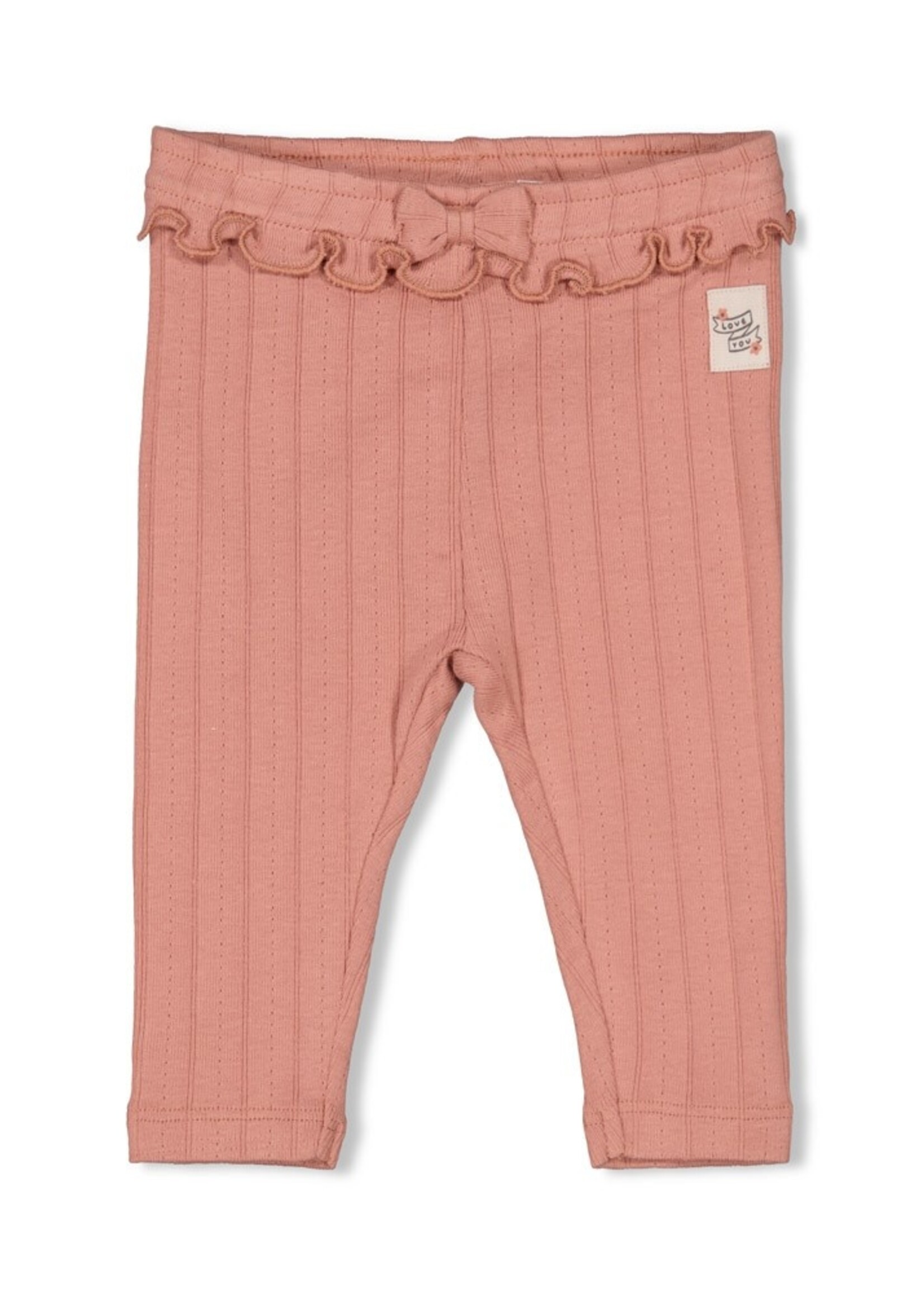 Feetje Feetje | Legging pointelle rib - Woodland Bloom