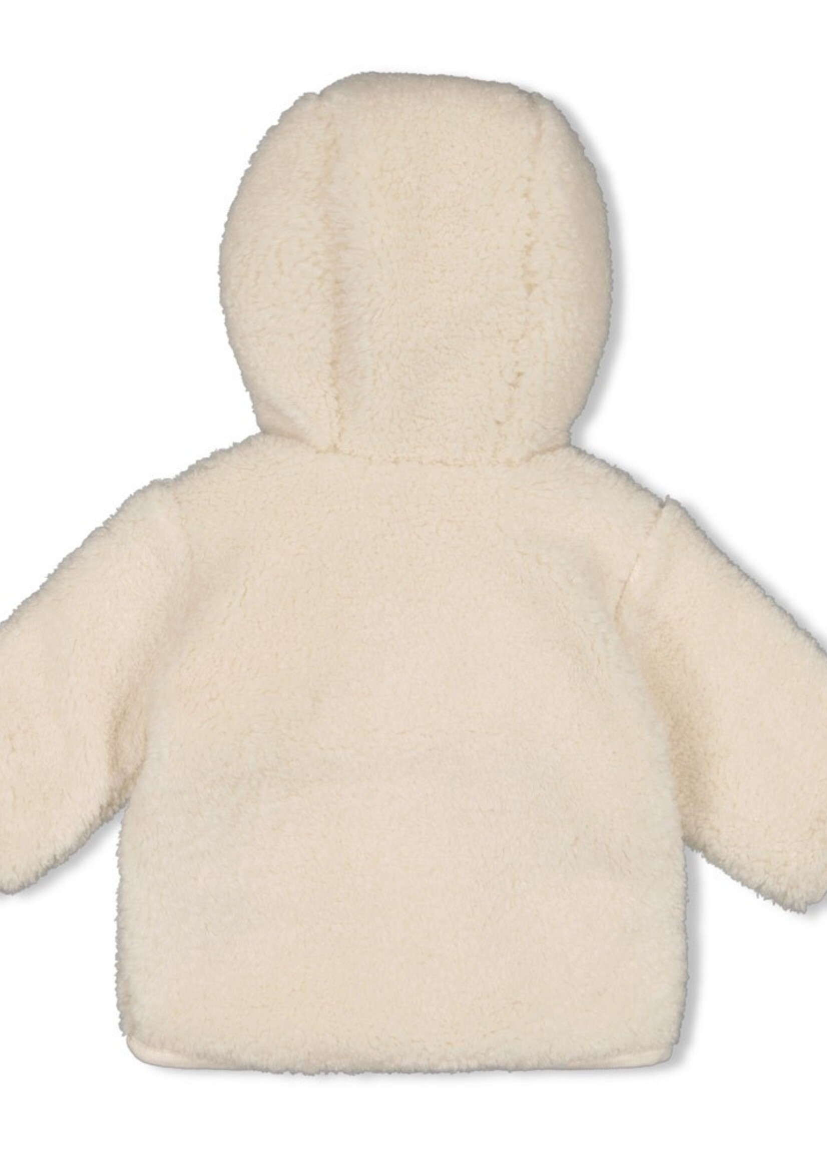 Feetje Feetje | Omkeerbaar teddy jasje met capuchon - Sleepy Sheepy