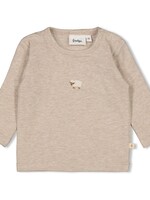 Feetje Feetje | Longsleeve - Sleepy Sheepy – Taupe Melange
