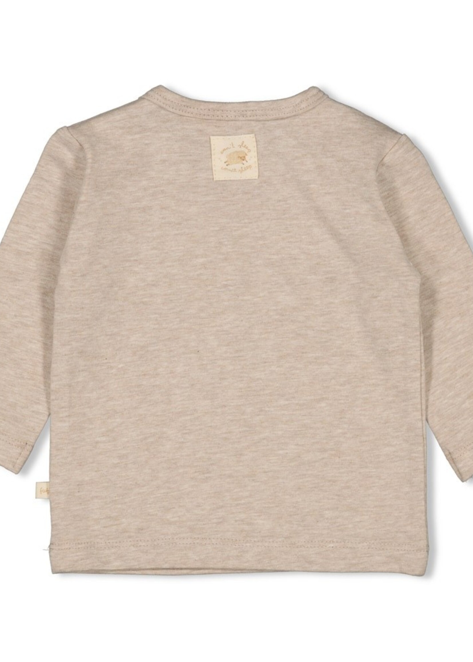 Feetje Feetje | Longsleeve - Sleepy Sheepy – Taupe Melange