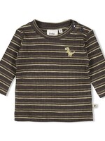 Feetje Feetje | Longsleeve rib met streep - Rawrsome