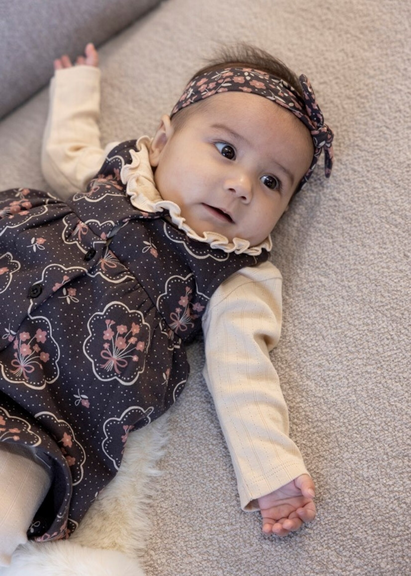 Feetje Feetje | Longsleeve pointelle rib - Woodland Bloom
