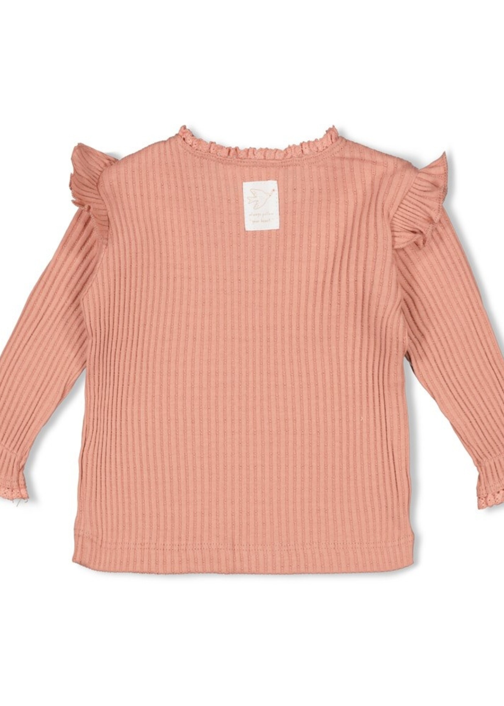 Feetje Feetje | Longsleeve ajour rib - Morning Sun