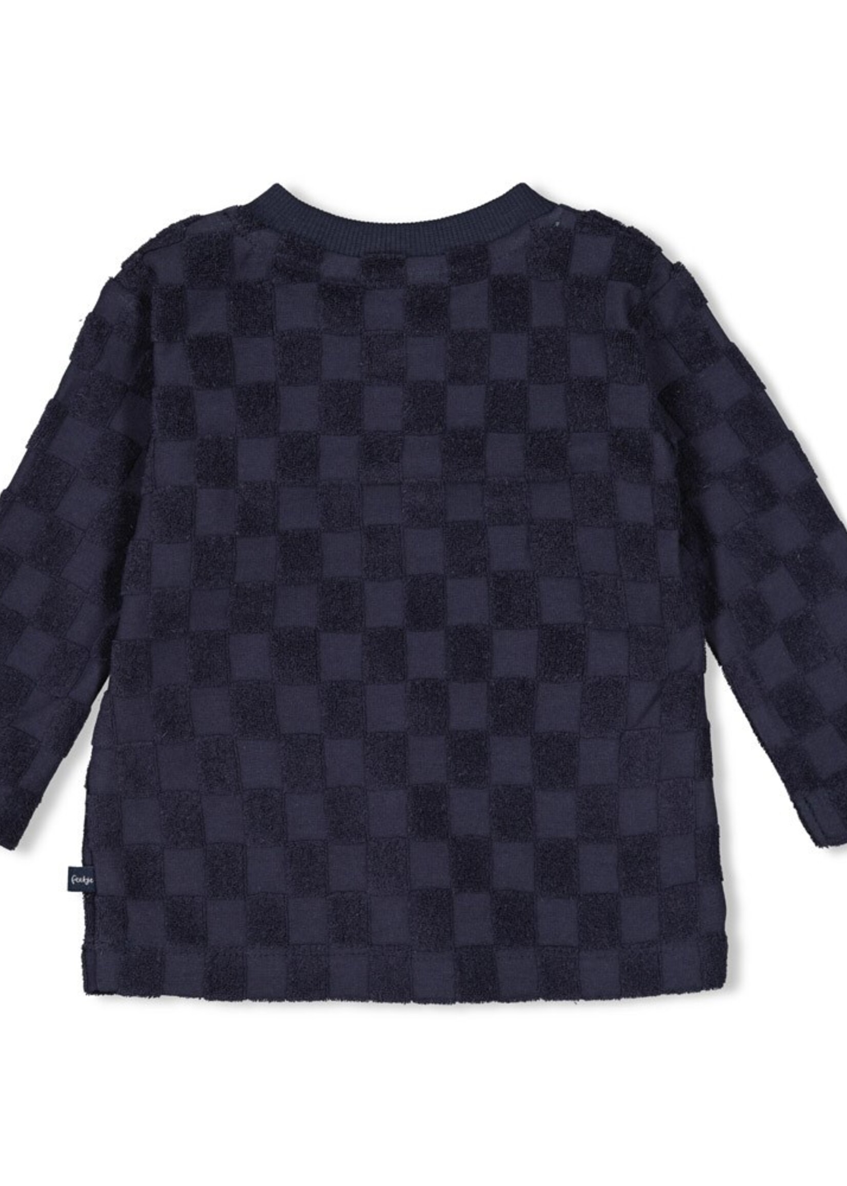 Feetje Feetje | Longsleeve ruit badstof - Let's Go!