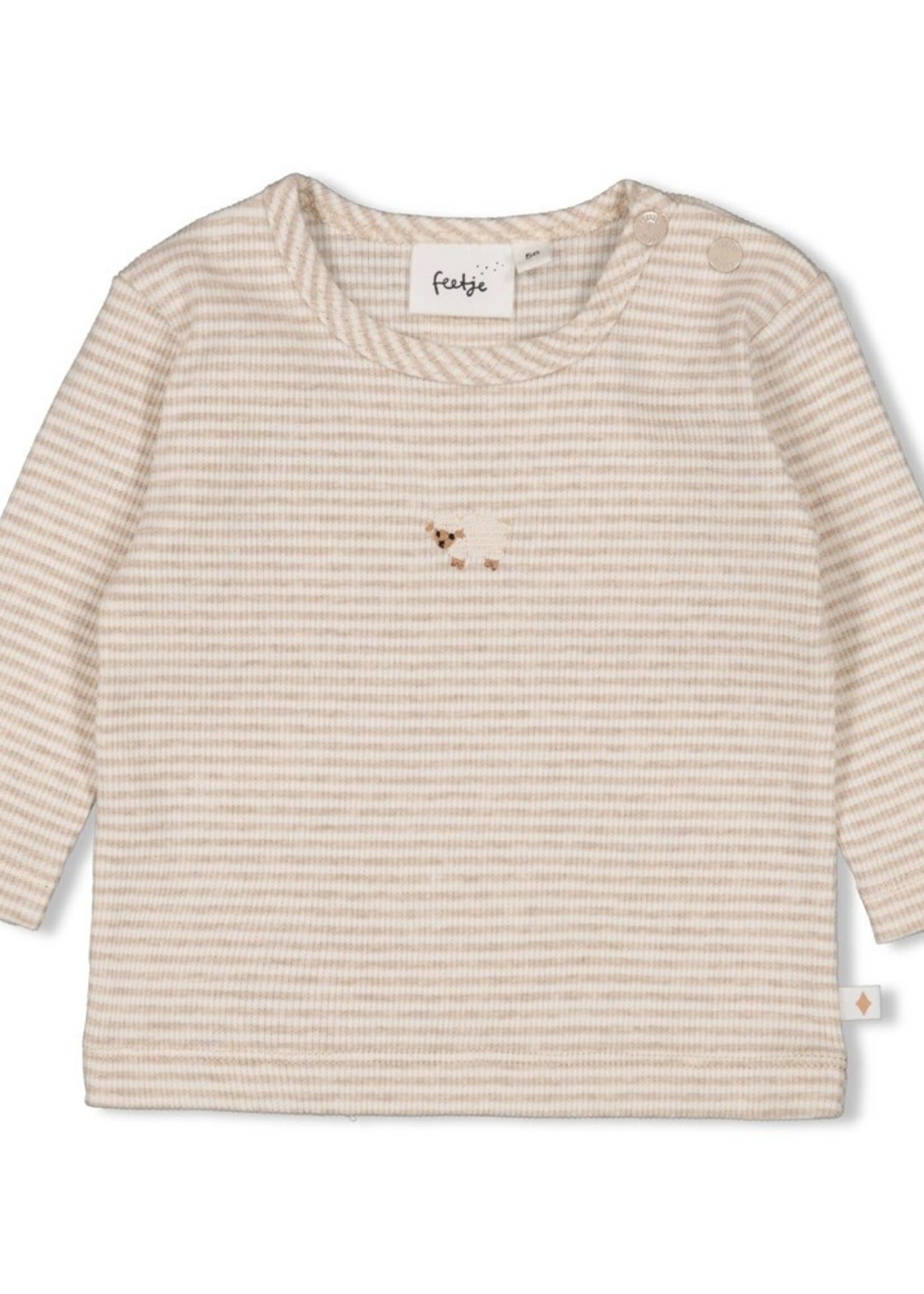 Feetje Feetje | Longsleeve rib met streep - Sleepy Sheepy