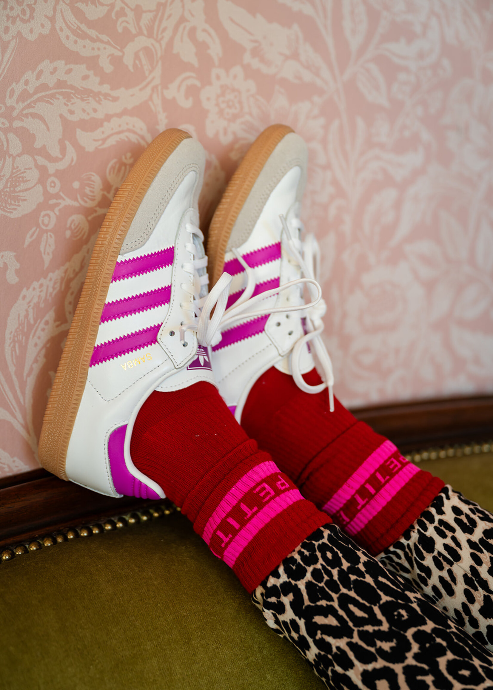 Petit Blush Petit Blush | Sport Socks - Red/Pink