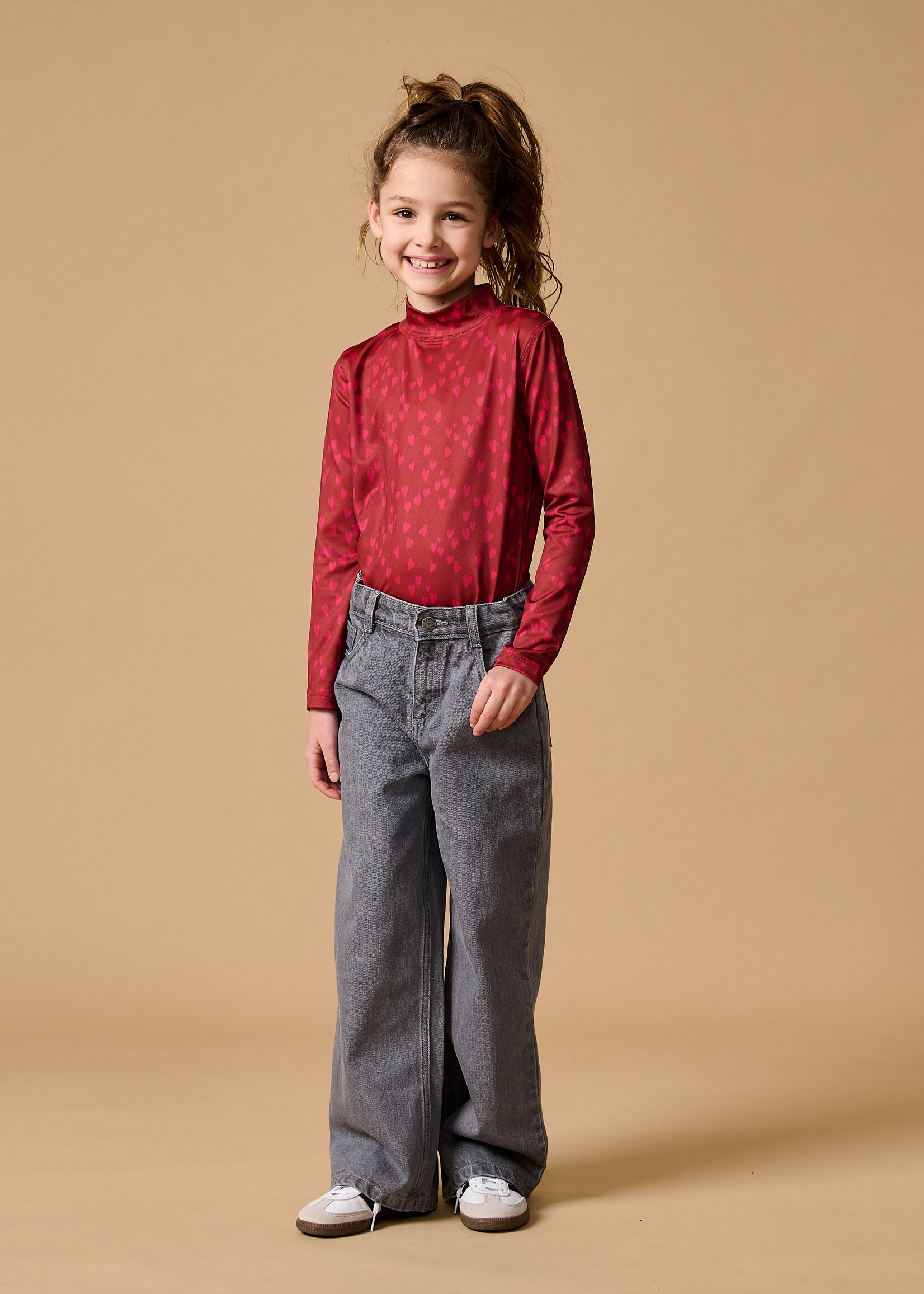 Petit Blush Petit Blush | Turtle neck - Love Potion AOP