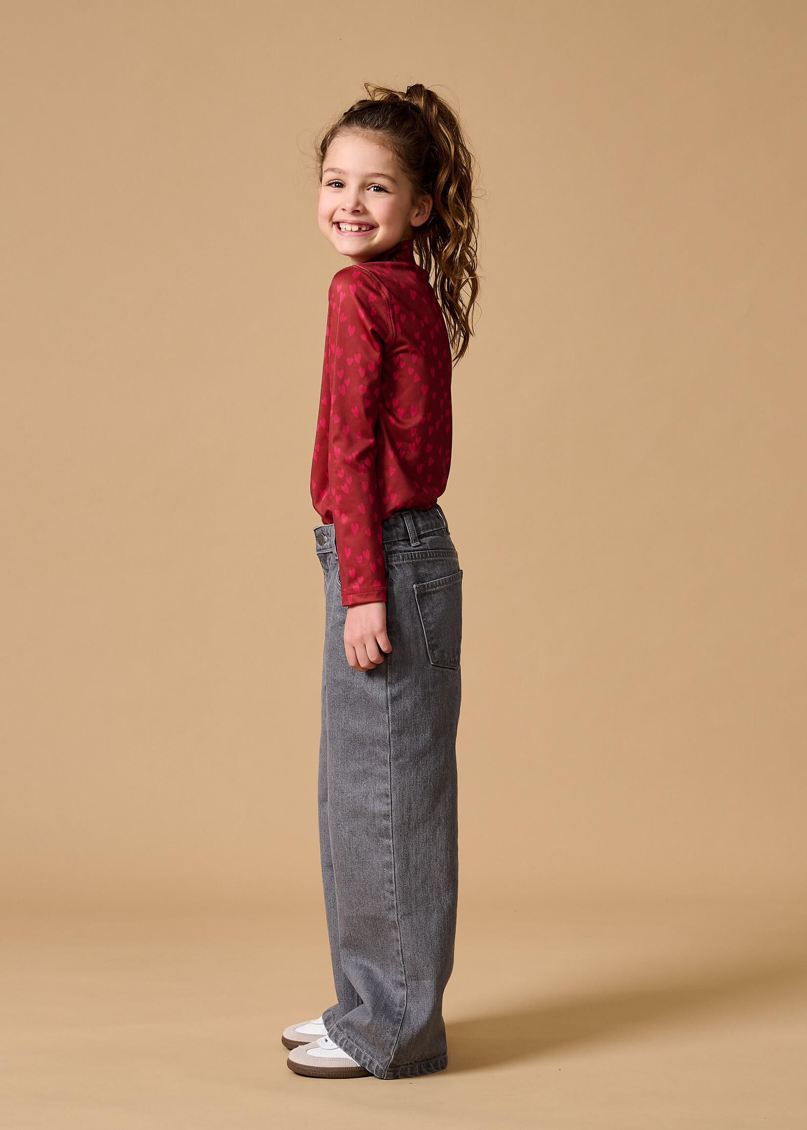 Petit Blush Petit Blush | Turtle neck - Love Potion AOP