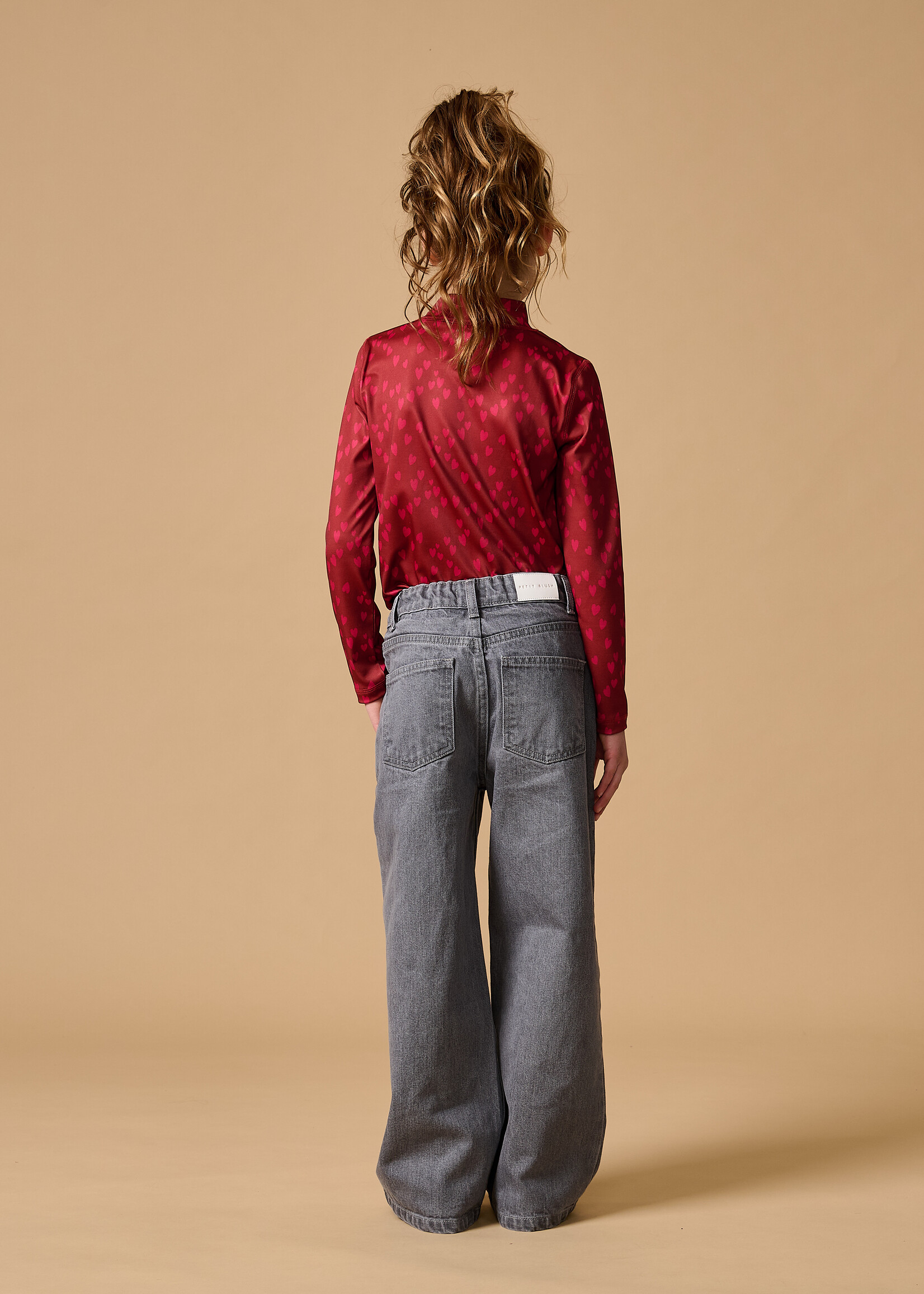 Petit Blush Petit Blush | Turtle neck - Love Potion AOP