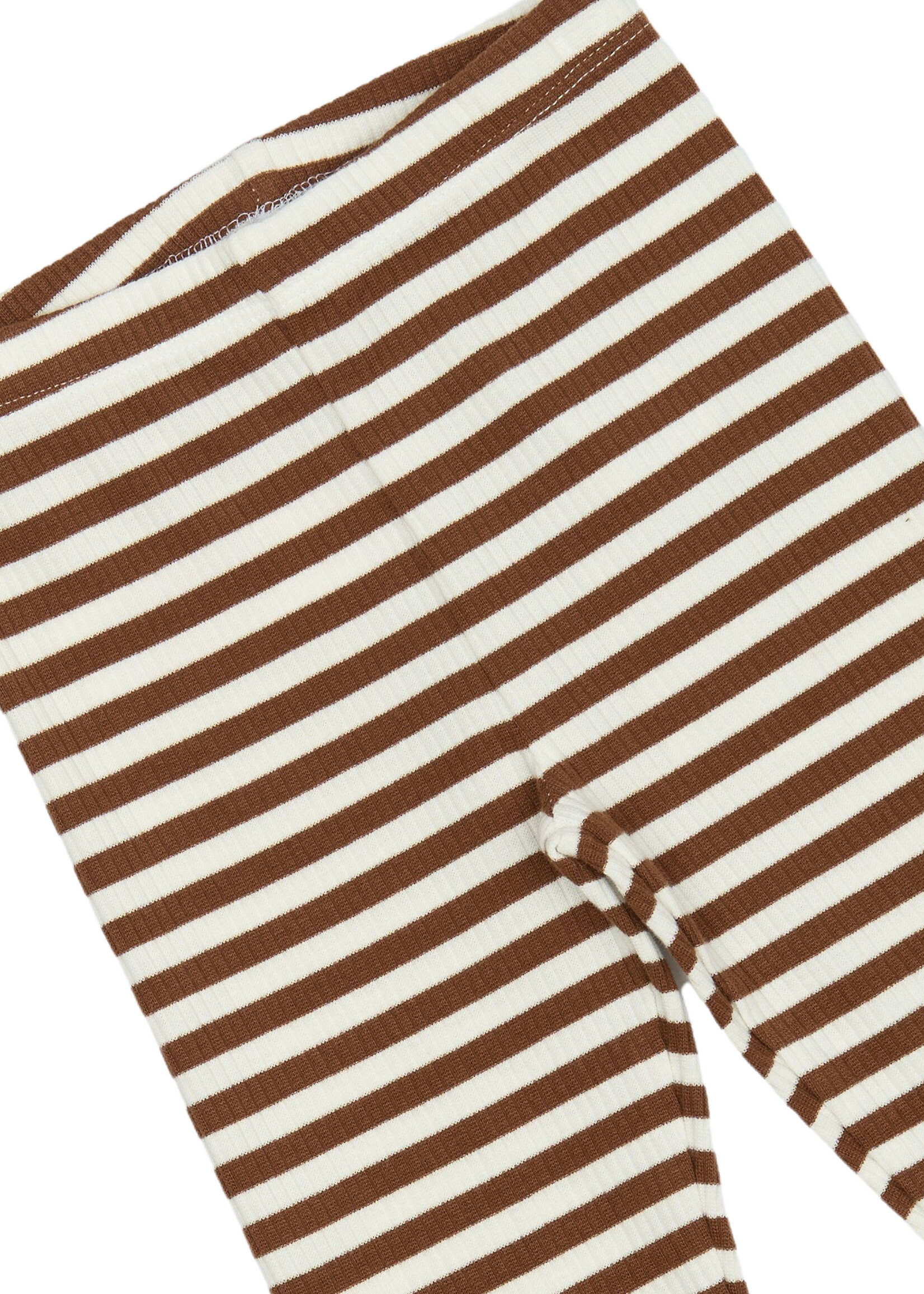 THE NEW SIBLINGS THE NEW SIBLINGS | TNSTFro Rib Leggings - Toffee Striped