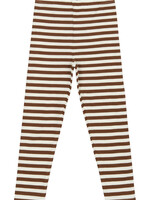 THE NEW SIBLINGS THE NEW SIBLINGS | TNSTFro Rib Leggings - Toffee Striped
