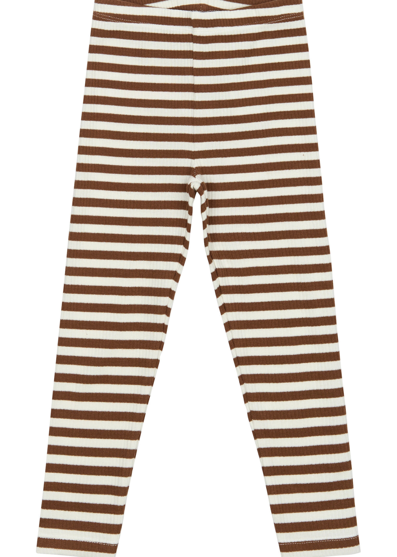 THE NEW SIBLINGS THE NEW SIBLINGS | TNSTFro Rib Leggings - Toffee Striped