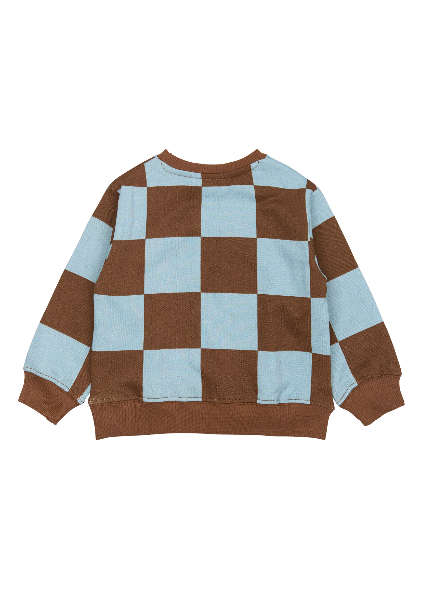 THE NEW SIBLINGS THE NEW SIBLINGS | TNSTPaulie OS Sweatshirt - Toffee Check