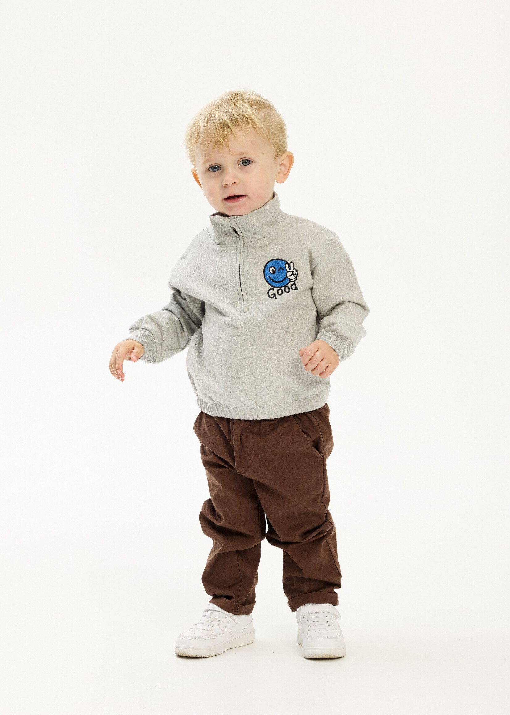 THE NEW SIBLINGS THE NEW SIBLINGS | TNSTPal OS Sweatshirt - Light Grey Melange