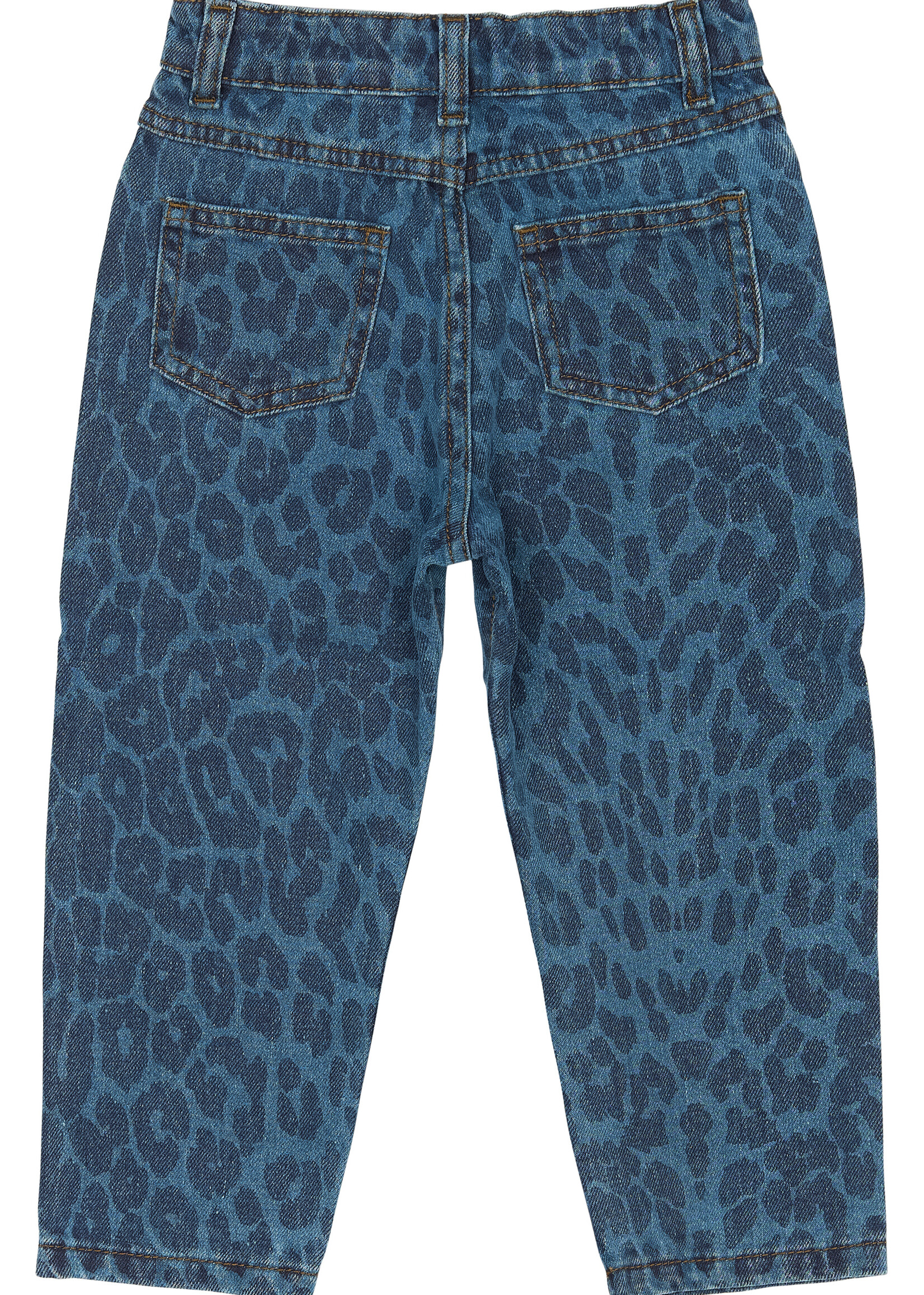THE NEW SIBLINGS THE NEW SIBLINGS | TNSTPearl Carrot Jeans - Medium Blue Denim AOP