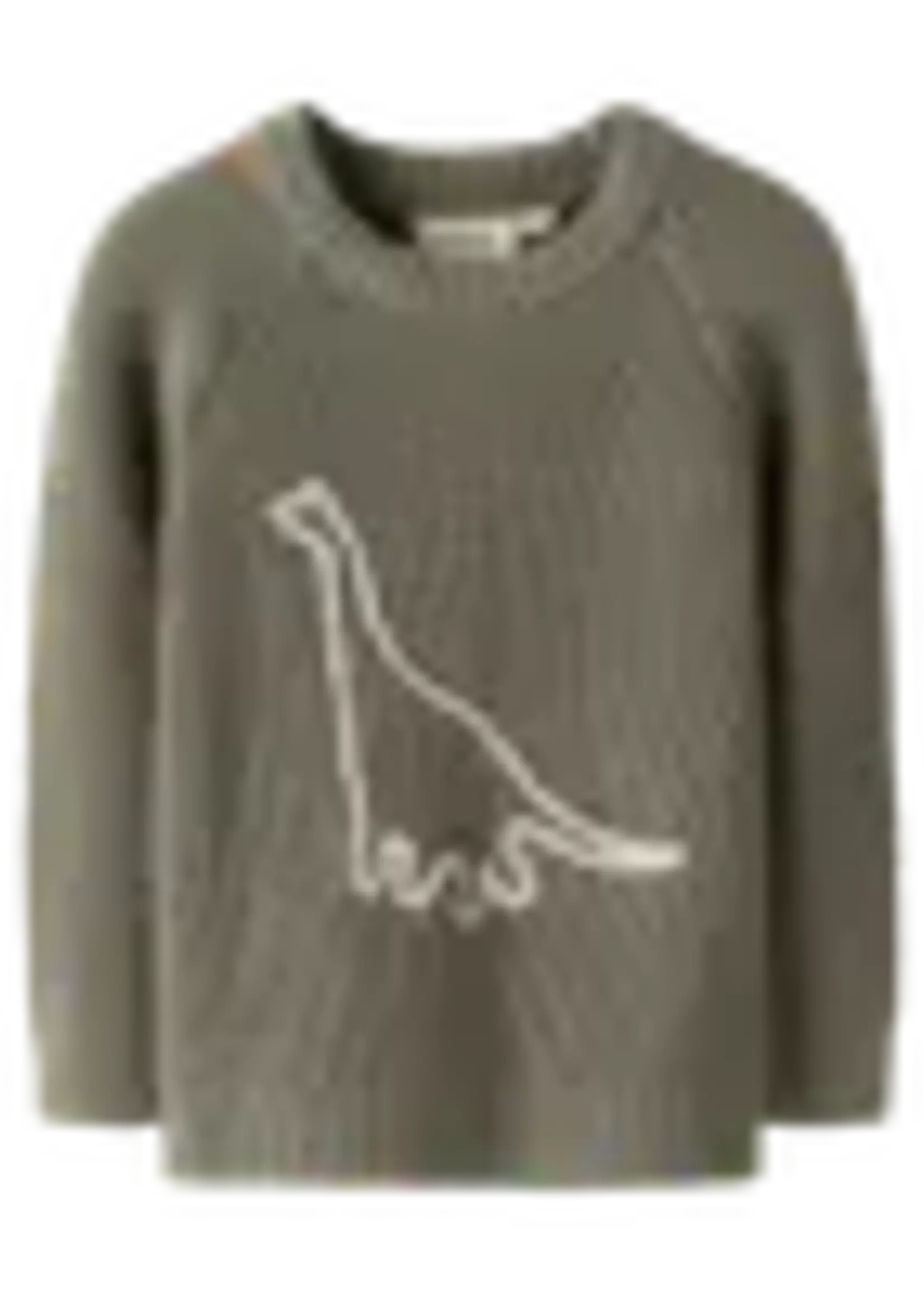 Lil'Atelier |NBMEMLEN emb ls knit - Overland Trek