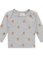 A Tiny Story A Tiny Story | baby t-shirt long sleeve - light grey melange 1