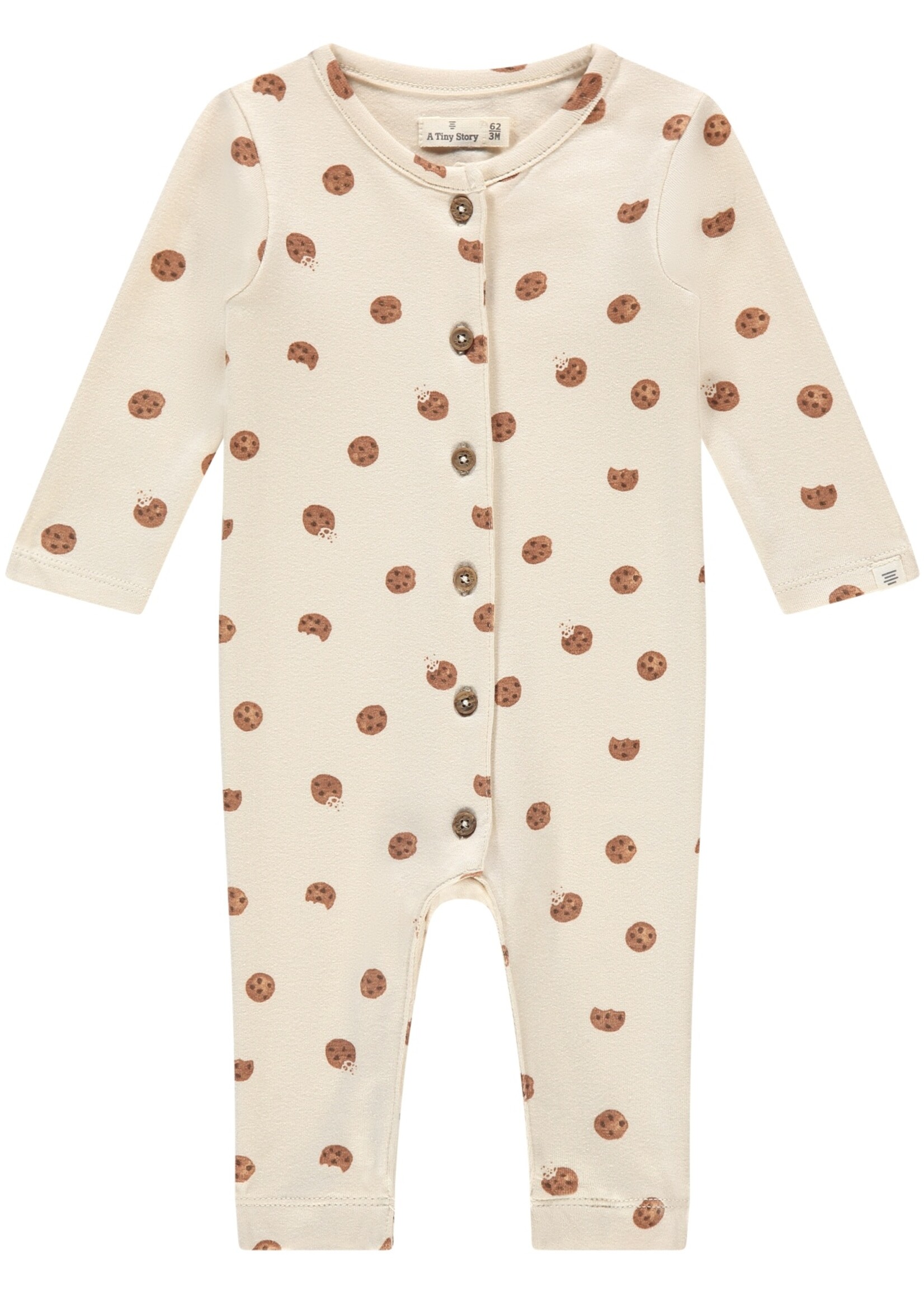A Tiny Story A Tiny Story | baby suit long sleeve - snow 1