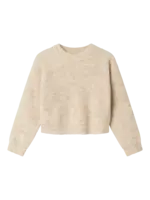 Name It Name It | NKFHOLLY LS BOXY SHORT LNIT NOOS - Pure Cashmere