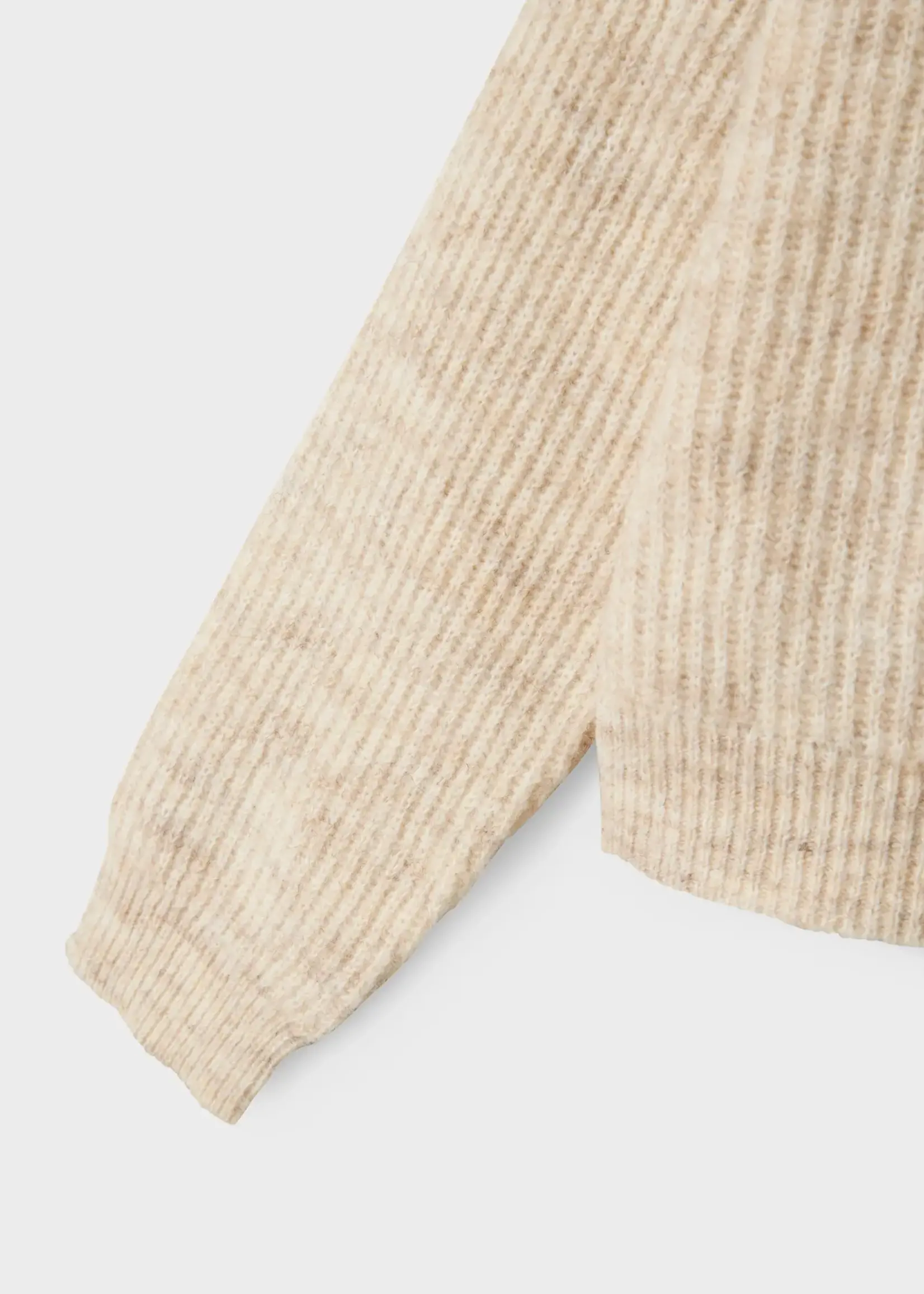 Name It Name It | NKFHOLLY LS BOXY SHORT LNIT NOOS - Pure Cashmere