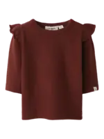 Lil' Atelier Lil' Atelier | NBFTHORA HYK LS SLIM TOP LIL - Hot Chocolate