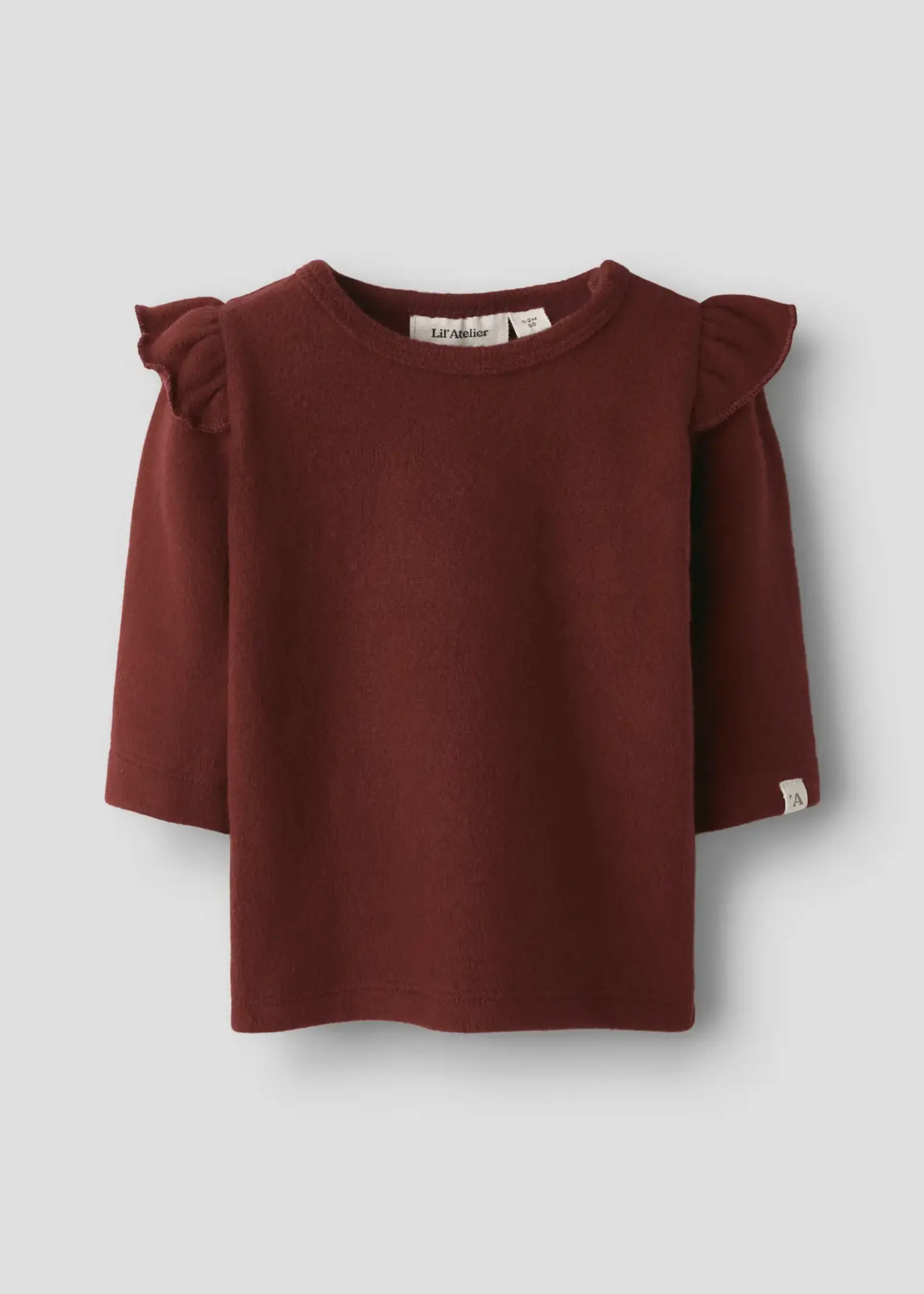 Lil' Atelier Lil' Atelier | NBFTHORA HYK LS SLIM TOP LIL - Hot Chocolate