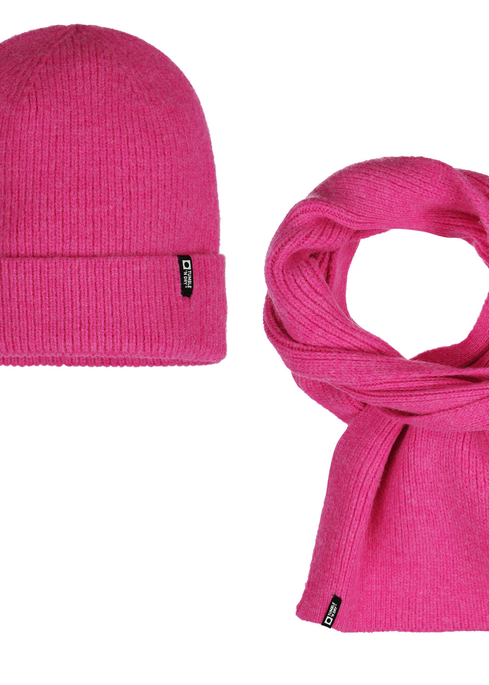 Tumble 'n Dry Tumble 'n Dry | Beanie & Scarf - 4139 Pink glo