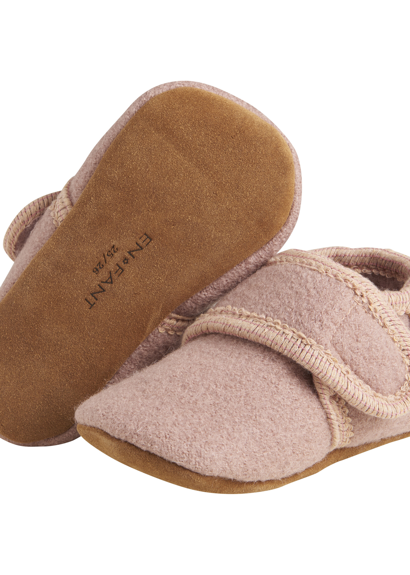En Fant En Fant | Baby Wool slippers – Bark