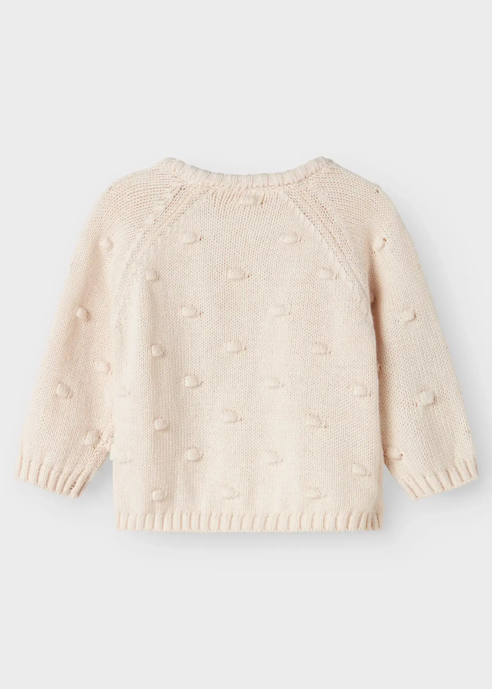 Lil' Atelier Lil' Atelier | NBFGABLE LS WRAP KNIT LIL - Pastel Parchment