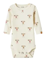 Lil' Atelier Lil' Atelier | NBMLAVO ENK LS SLIM BODY LIL - Turtledove STRONG MAN