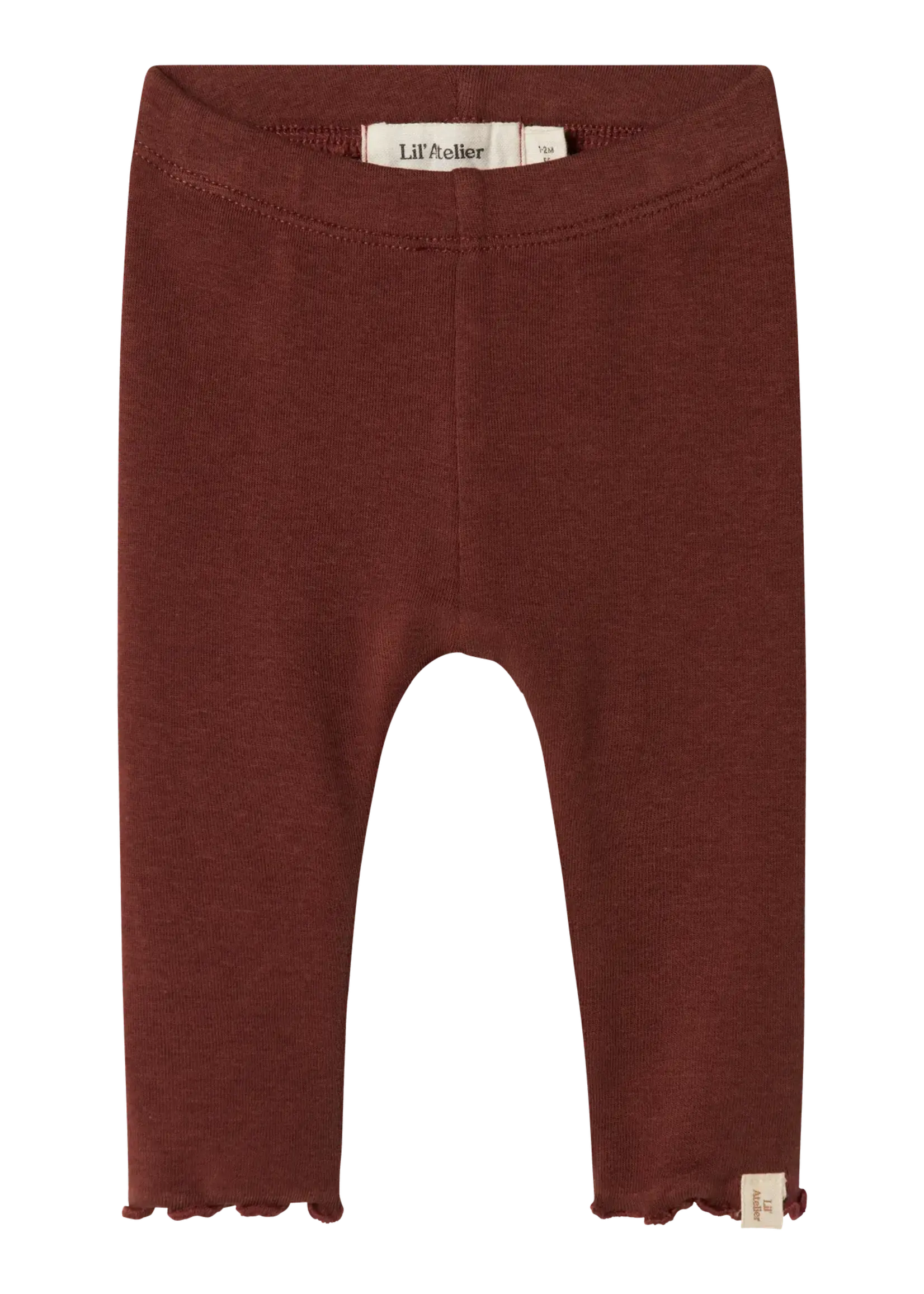 Lil' Atelier Lil' Atelier | NBFGAYO FIA SLIM LEGGINGS LIL - Hot Chocolate