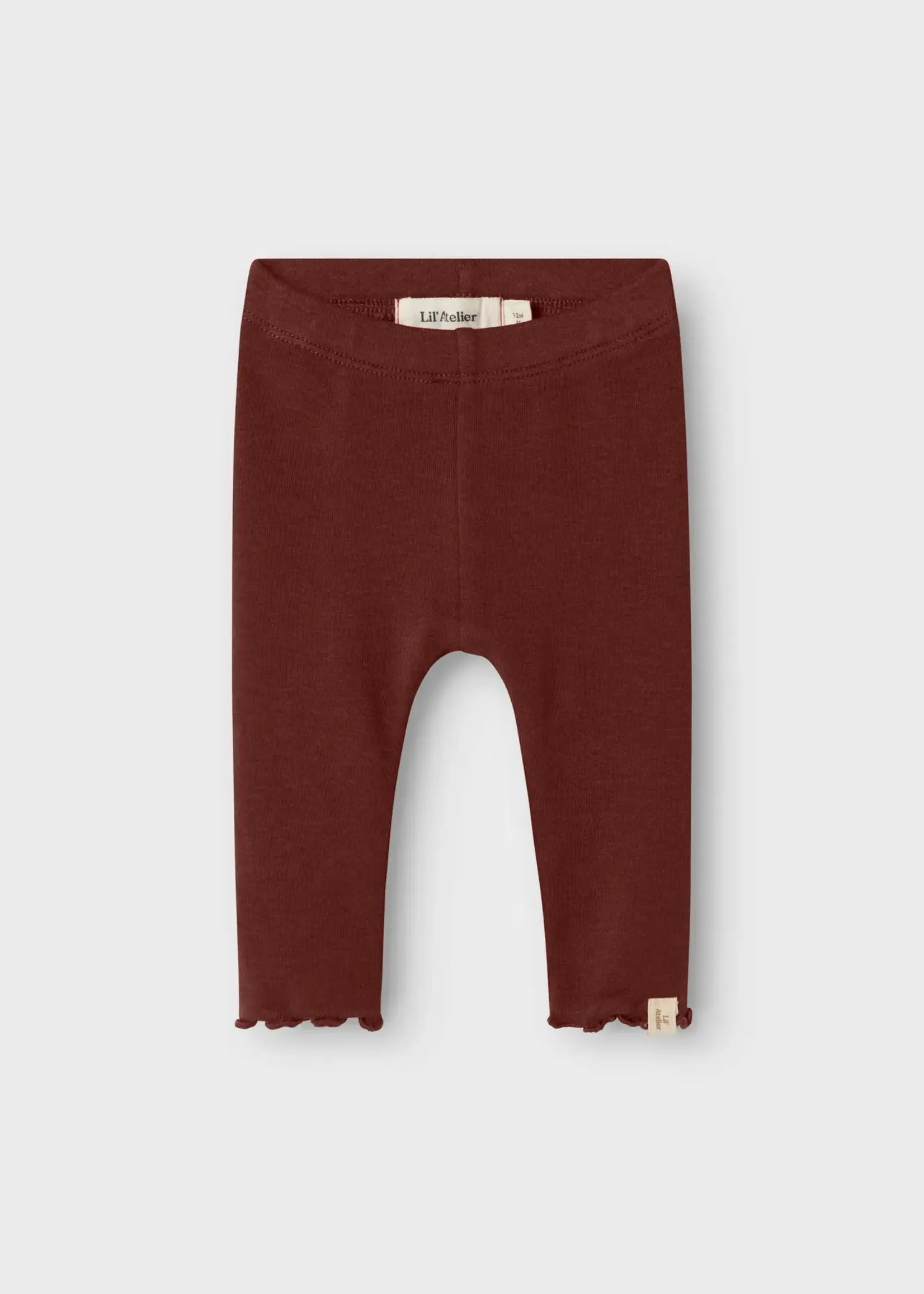 Lil' Atelier Lil' Atelier | NBFGAYO FIA SLIM LEGGINGS LIL - Hot Chocolate