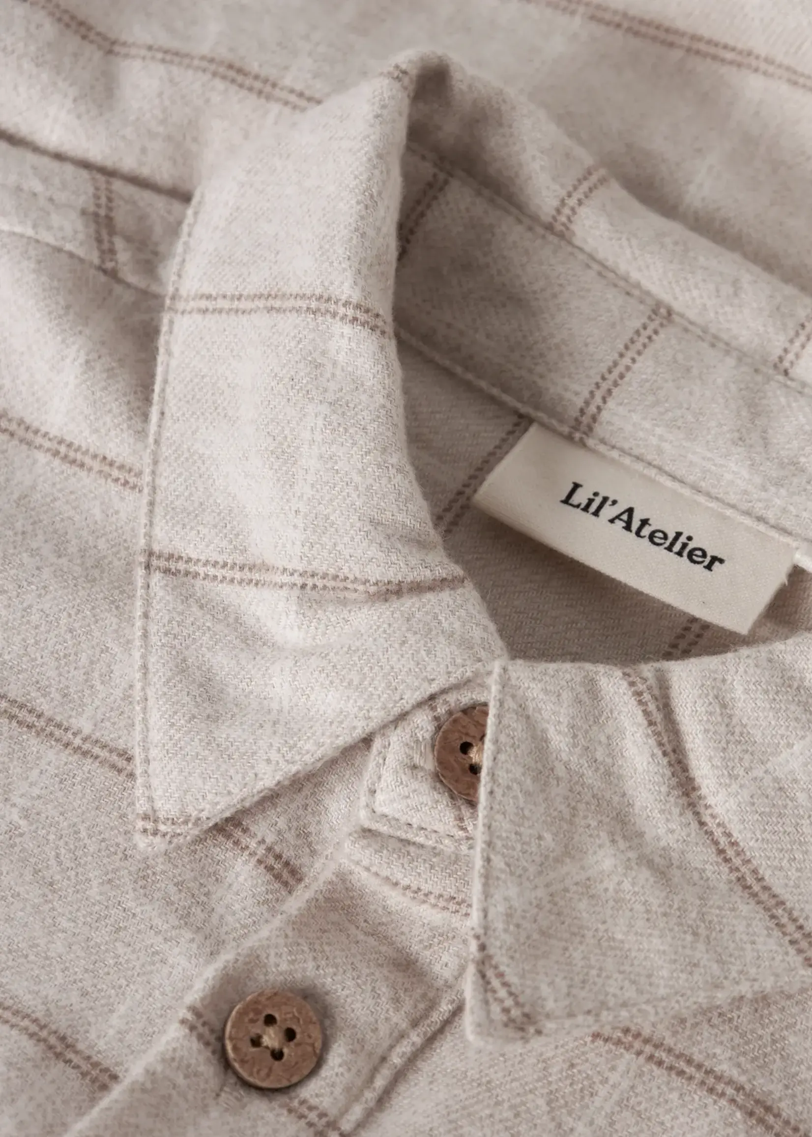 Lil' Atelier | NBMNADIM LS LOOSE BODY SHIRT LIL - Pure Cashmere