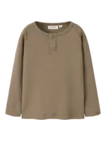 Lil' Atelier | NMMGAYO SIM LS SLIM TOP LIL - Sepia Tint