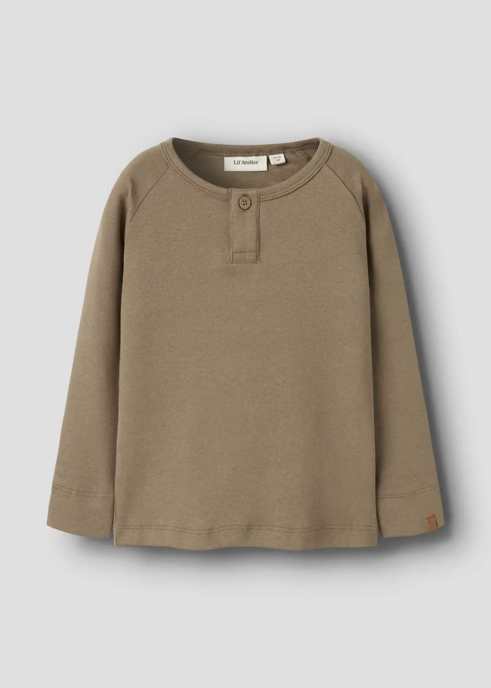 Lil' Atelier Lil' Atelier | NMMGAYO SIM LS SLIM TOP LIL - Sepia Tint