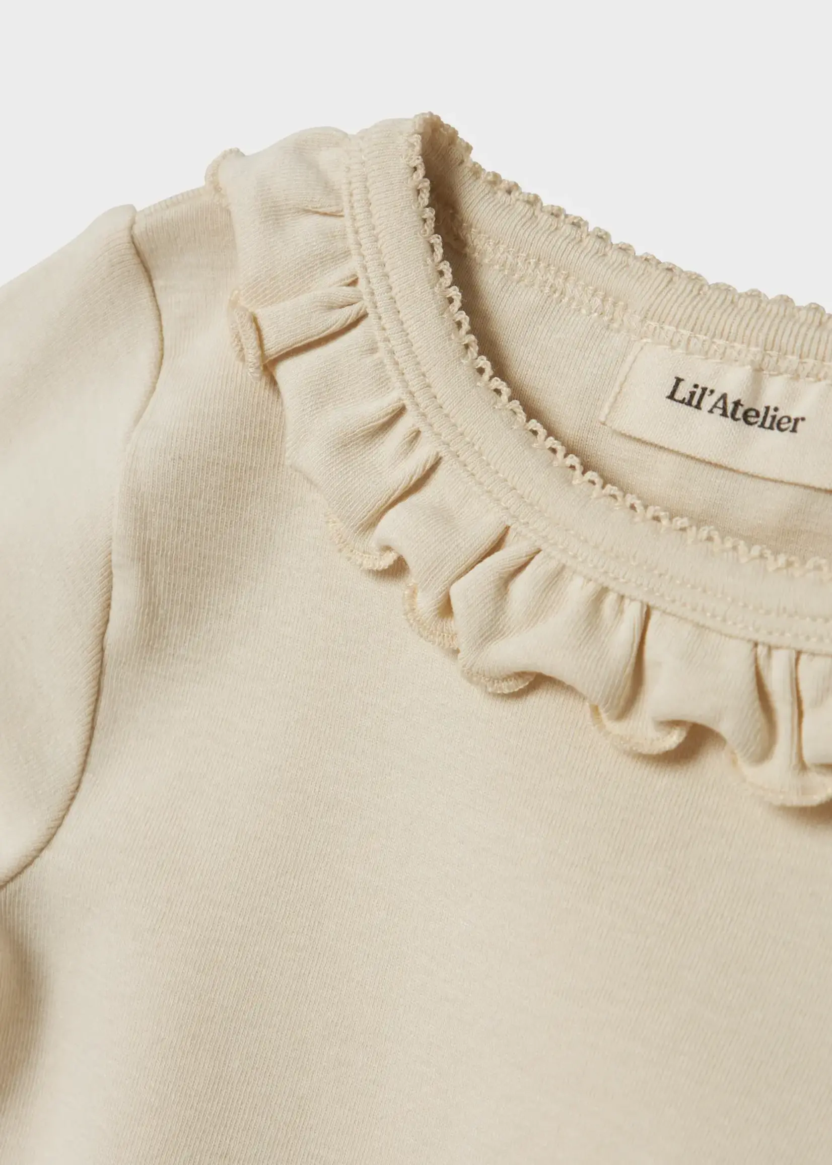 Lil' Atelier Lil' Atelier | NMFGAYO KOJ LS SLIM TOP LIL - Turtledove